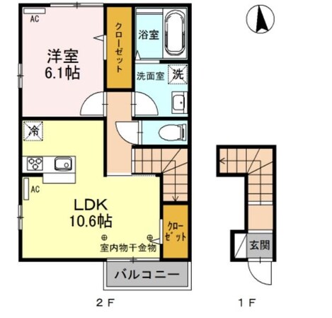 D-roomPal南原の物件間取画像